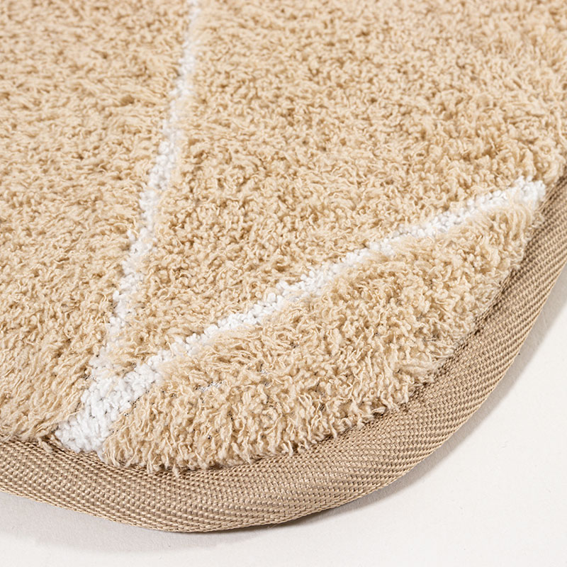 洗える シャギーラグ 約2.2帖(185×185cm)モカ