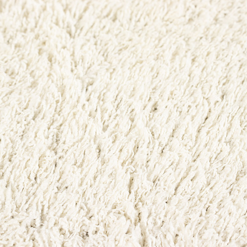 洗える シャギーラグ 約3帖(185×240cm)アイボリー