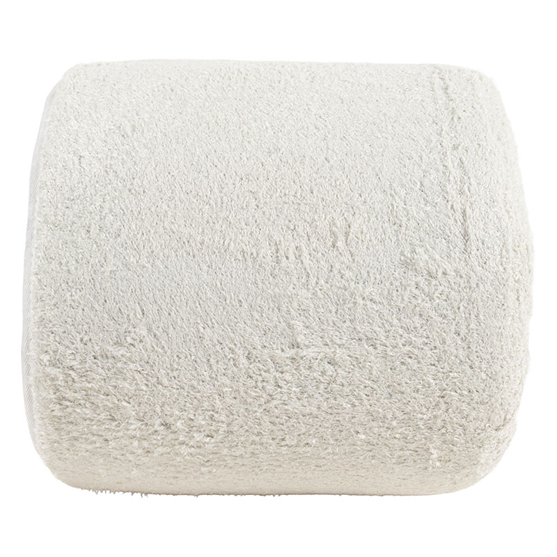 洗える ナイロンシャギーラグ 約3帖(185×240cm)アイボリー