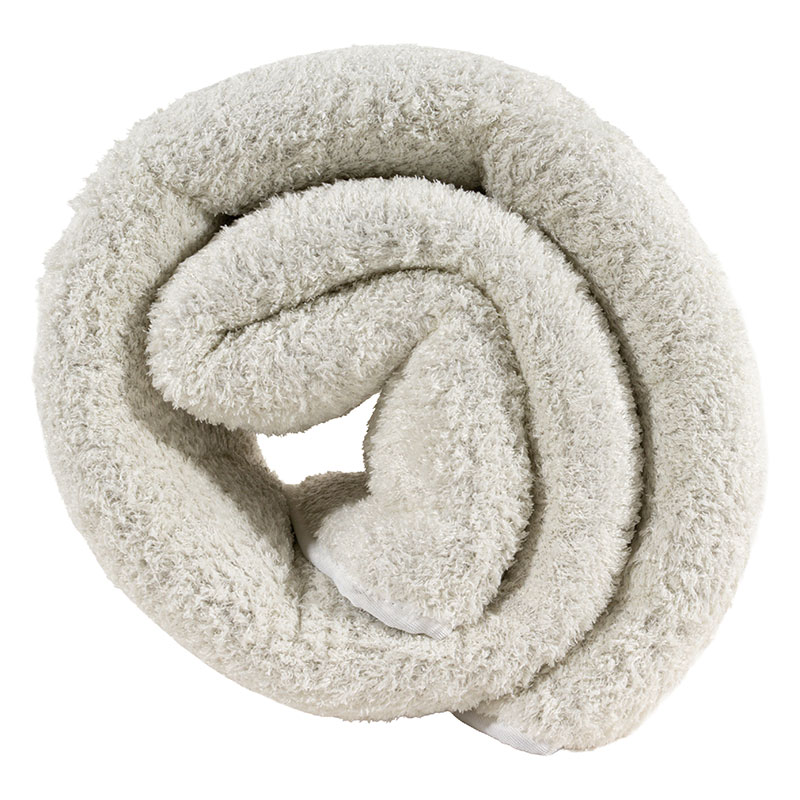 洗える ナイロンシャギーラグ 約3帖(185×240cm)アイボリー