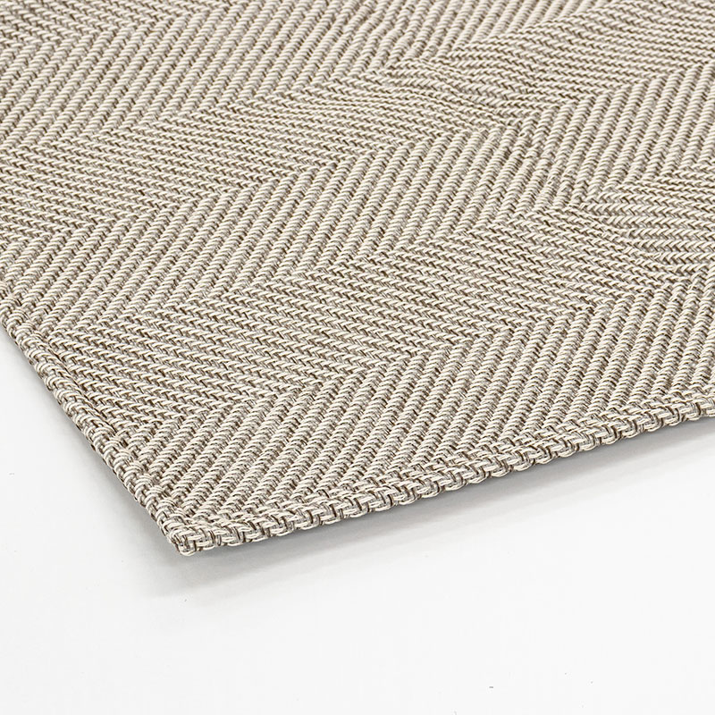 洗えるジャガードラグ 2.2帖(185×185cm) モカ
