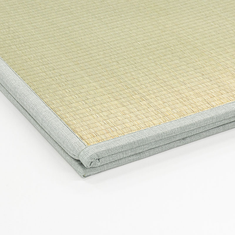 パッと広げてサッとたためる！「畳」みたいなユニットラグ 90×180×1.3cm ナチュラル