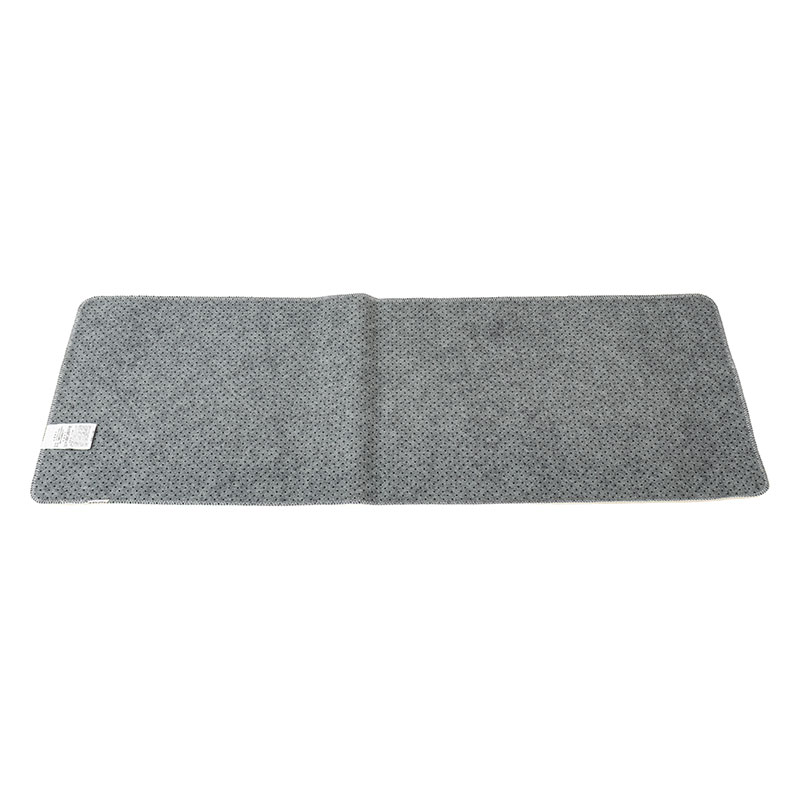 洗えるふんわり キッチンマット 45×120cm ライン グリーン