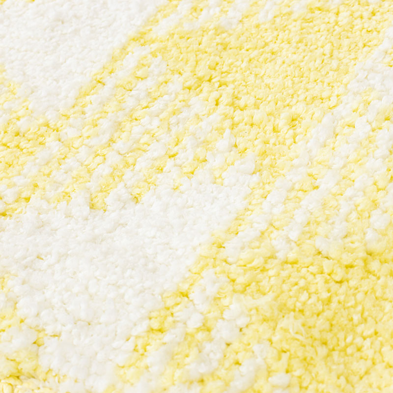 洗えるふんわり キッチンマット 45×120cm ツリー イエロー