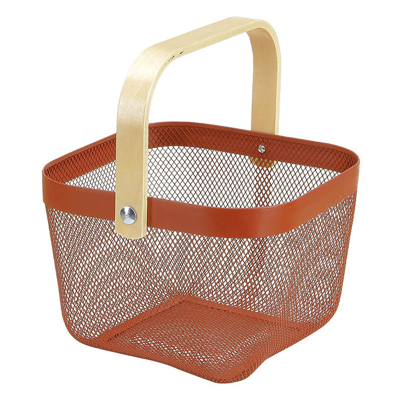メッシュバスケット レッド