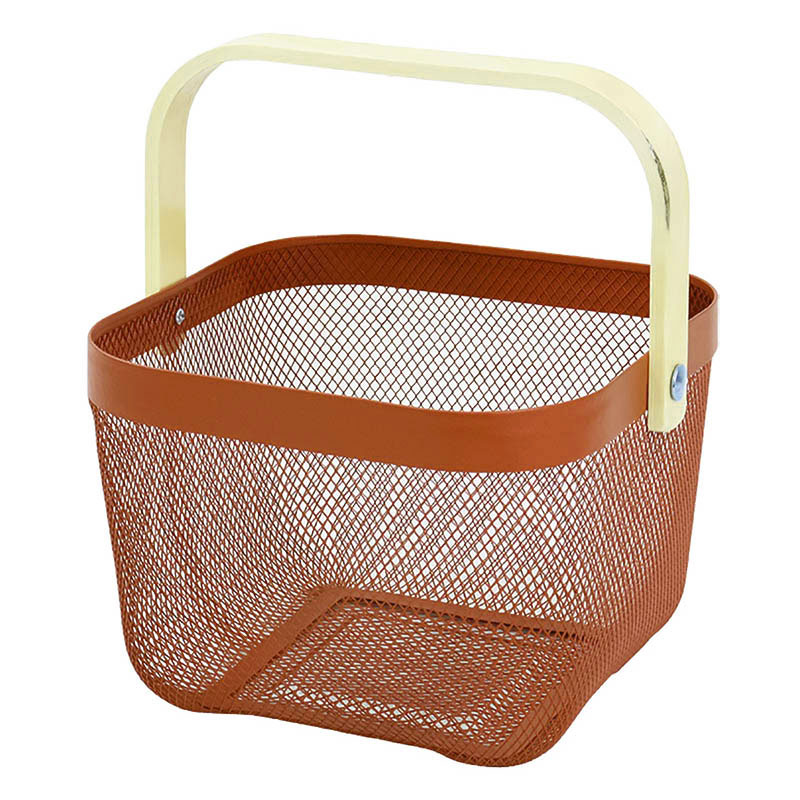 メッシュバスケット レッド