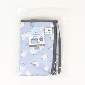 横長 買い物バッグ シマエナガ