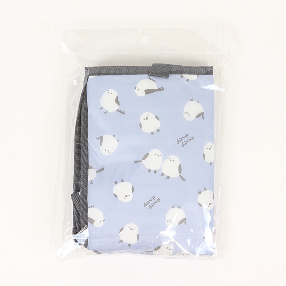 横長 買い物バッグ シマエナガ