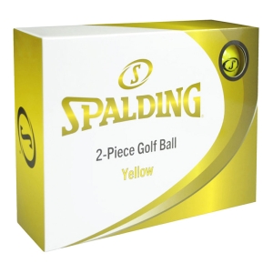 SPALDING ゴルフボール 12個入り イエロー SPBA-3768