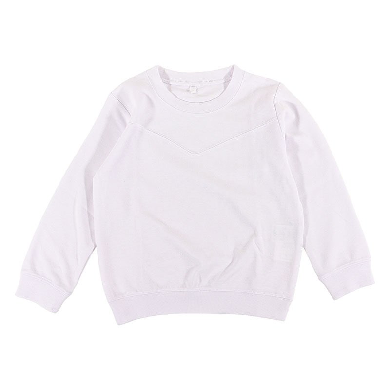 【お取り寄せ商品】体操服 長袖 丸首 ホワイト