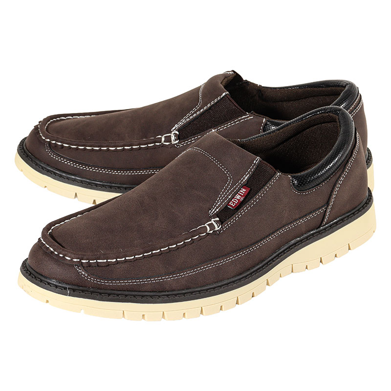 カジュアルスリッポン ダークブラウン