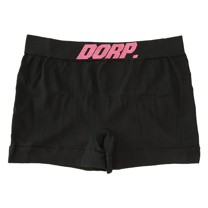DROP. 成型ボクサーパンツ カラーロゴ(ブルー・グリーン・ピンク)3枚組