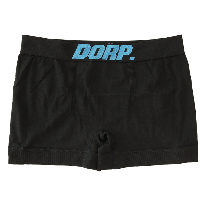 DROP. 成型ボクサーパンツ カラーロゴ(ブルー・グリーン・ピンク)3枚組