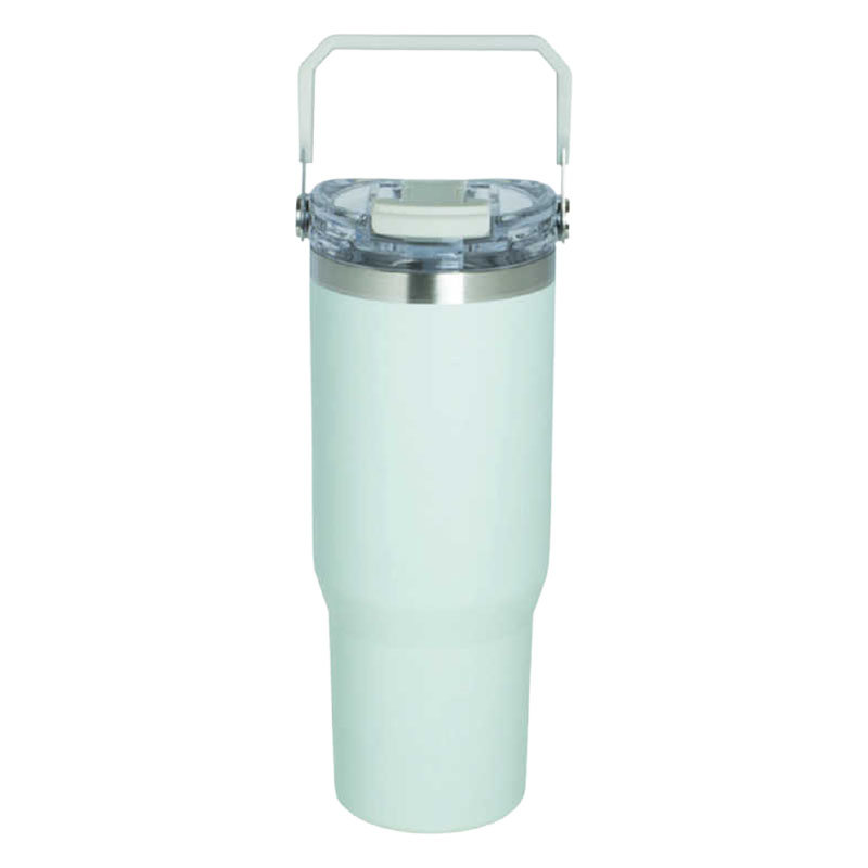 ensemble ストロー付2WAYタンブラー 900ml グリーン 保温・保冷