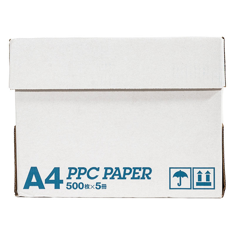 【5冊セット】コピー用紙高白PPC A4サイズ 2500枚(500枚×5) 1箱 4546936600038×5