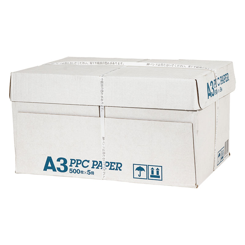【5冊セット】コピー用紙高白PPC A3サイズ 2500枚(500枚×5) 1箱 4546936600076×5