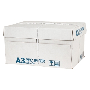【5冊セット】コピー用紙高白PPC A3サイズ 2500枚(500枚×5) 1箱 4546936600076×5