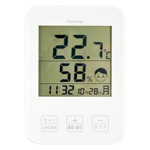 温湿度計付クロック HO-003