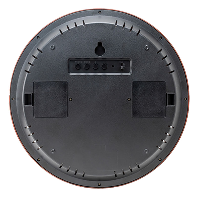 夜間自動点灯電波掛時計 HWC-016W-BR