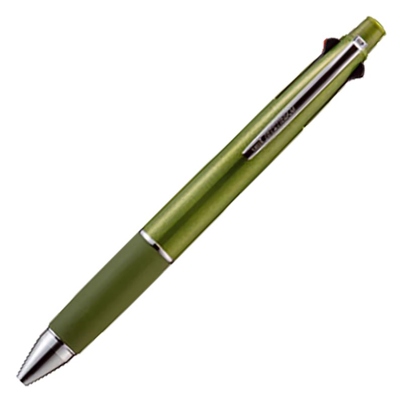 ジェットストリーム 多機能ペン 4&1(黒、赤、青、緑+シャープ0.5mm) 0.5mm オリーブグリーン