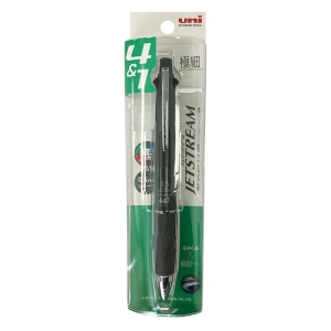 ジェットストリーム 多機能ペン 4&1(黒、赤、青、緑+シャープ0.5mm) 0.5mm スイートグレー