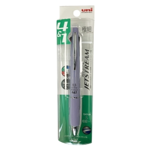 ジェットストリーム 多機能ペン 4&1(黒、赤、青、緑+シャープ0.5mm) 0.5mm ラベンダー
