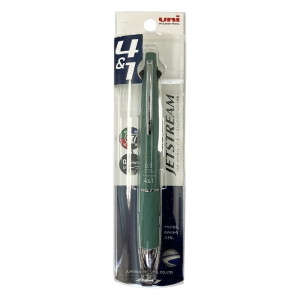 ジェットストリーム 多機能ペン 4&1(黒、赤、青、緑+シャープ0.5mm) 0.7mm コバルトグリーン