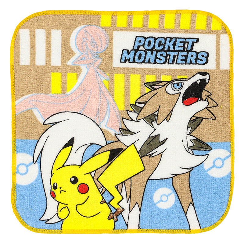 プチタオル ポケットモンスター 16×16cm 3枚組 PM473800