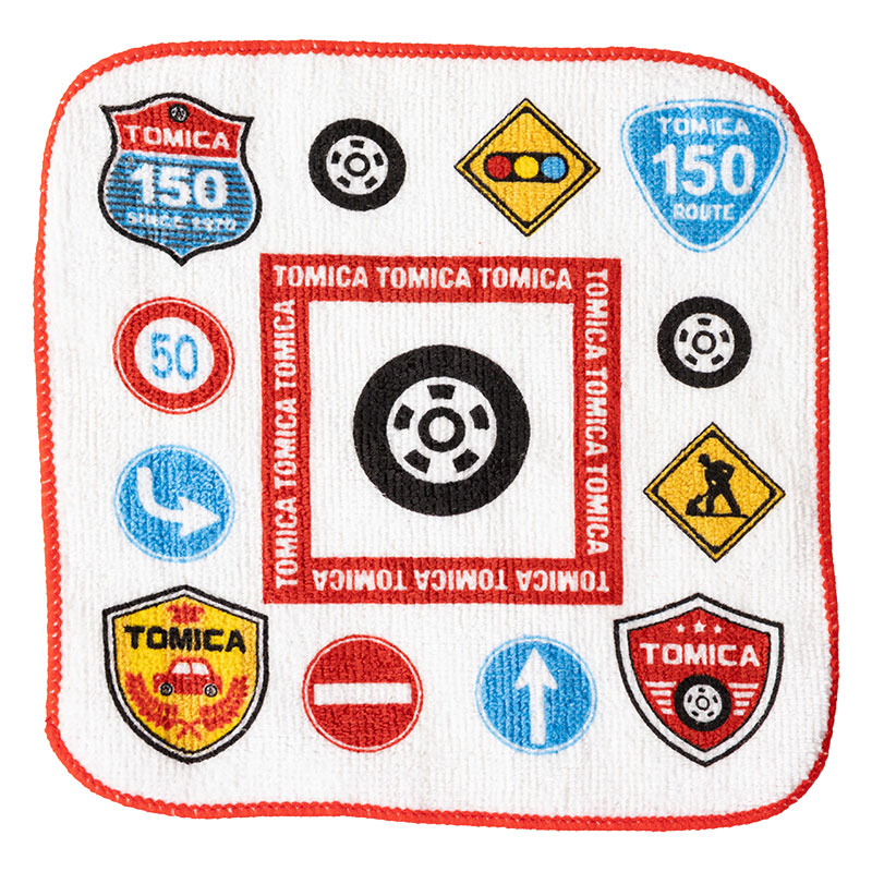 プチタオル 16×16cm トミカ 3枚組