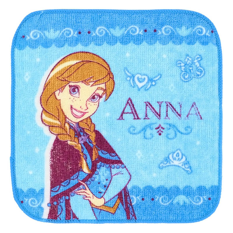 ミニタオル アナと雪の女王 16×16cm 3枚組
