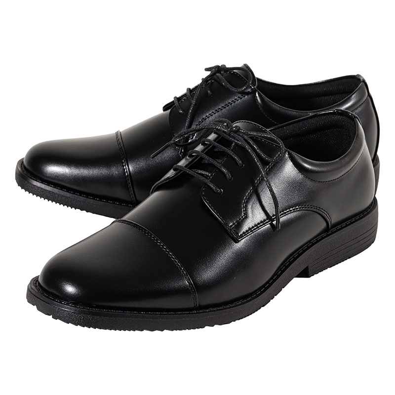 ARUKOKA レースアップ 外羽根 ストレートチップ 5E ブラック