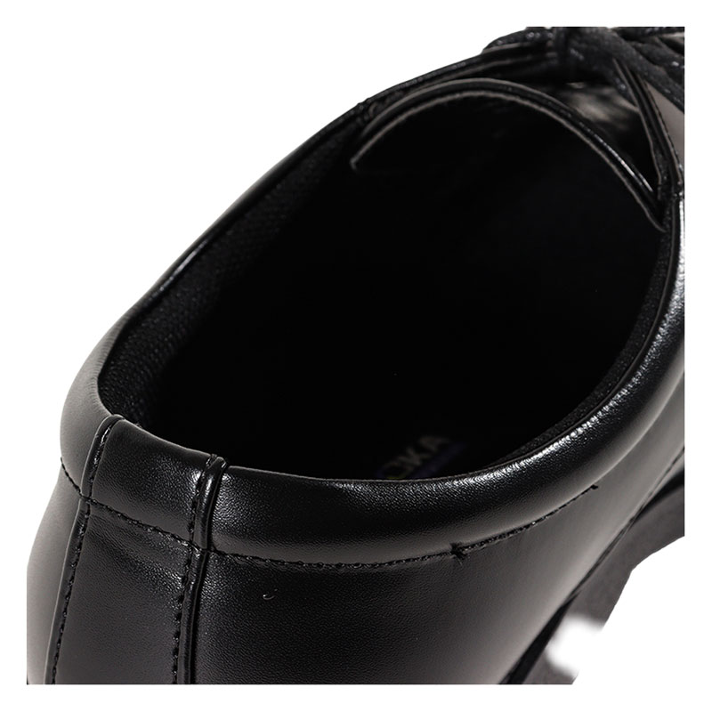 ARUKOKA レースアップ 外羽根 ストレートチップ 5E ブラック