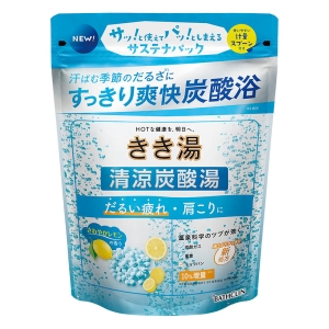 ★きき湯 清涼炭酸湯 さわやかレモンの香り 360g【医薬部外品】