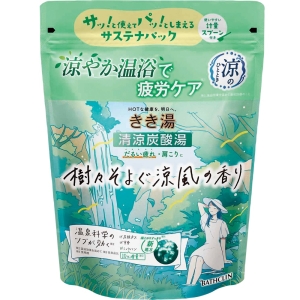 きき湯 清涼炭酸湯 樹々そよぐ涼風の香り【医薬部外品】
