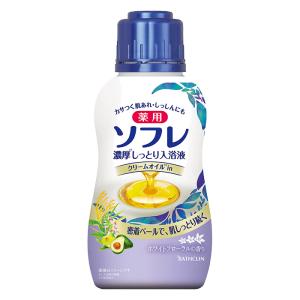 薬用ソフレ 濃厚しっとり入浴液 ホワイトフローラルの香り【医薬部外品】 480ml