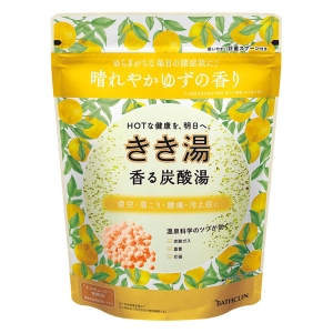 ★きき湯 香る炭酸湯 ゆずの香り【医薬部外品】 360ｇ