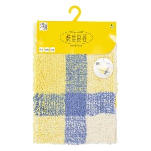 乾度良好 リアン バスマット 45×60cm ブルー