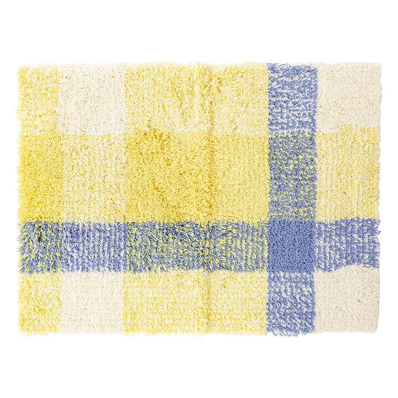 乾度良好 リアン バスマット 45×60cm ブルー
