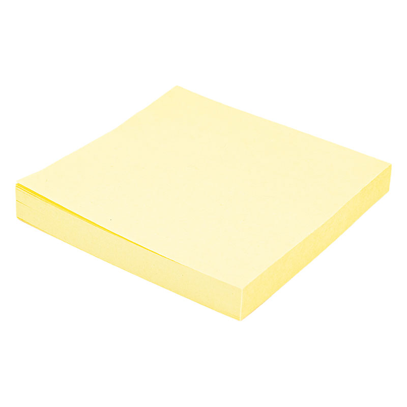 ポスト・イット ノート 75×75mm 再生紙 イエロー 100枚