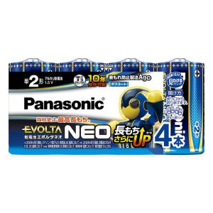 単2形乾電池エボルタNEO 4本パック Panasonic パナソニック