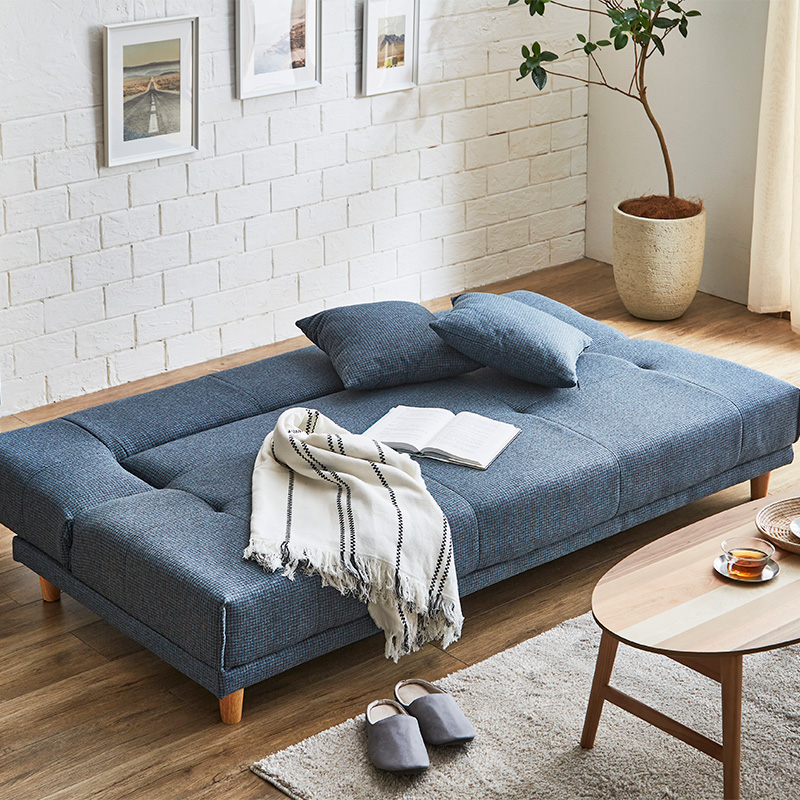 ■【関家具】ソファベッド アーク ファブリック 幅184×奥行83×高さ75cm