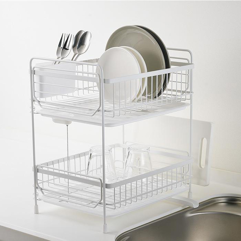 モデリエ 2段式水切りバスケット レギュラー ホワイト