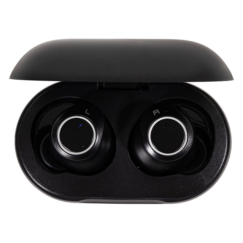 充電式耳穴型両耳集音器 聞こえ~る ブラック KSOK-01-1