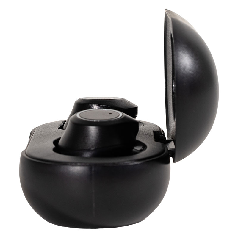 充電式耳穴型両耳集音器 聞こえ~る ブラック KSOK-01-1