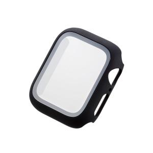 Apple Watch用フルカバーケース プレミアムガラス(40mm) ブラック