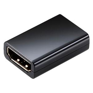 HDMI アダプタ 延長 金メッキ 4K 60p AD-HDAASS01BK