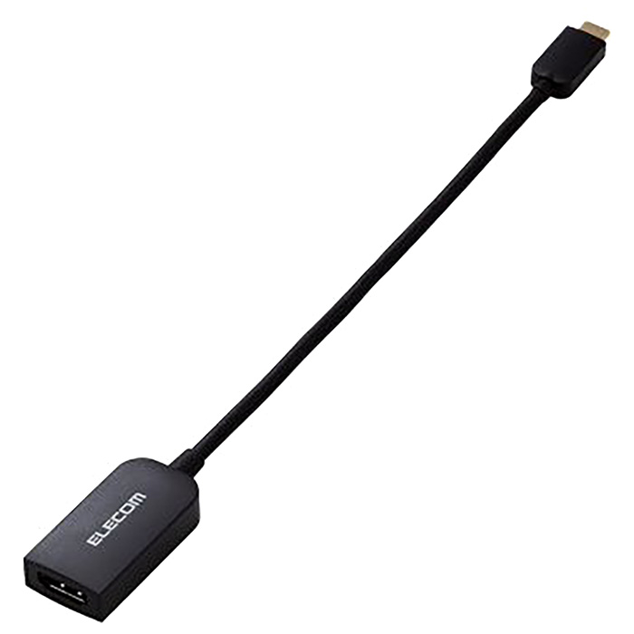 変換ケーブル USB Type-C to HDMI 0.15m MPA-CHDMIQBK ｜ ミスター