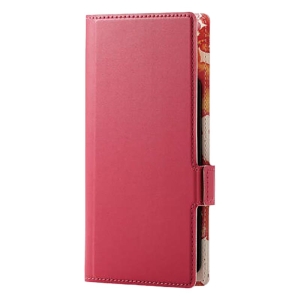 スマートフォン用マルチカバー 薄型 磁石付 Sサイズ ディープピンク P-04PLFUSJPND