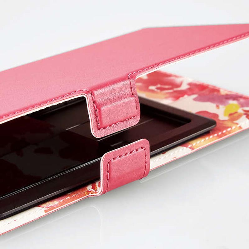 スマートフォン用マルチカバー 薄型 磁石付 Sサイズ ディープピンク P-04PLFUSJPND