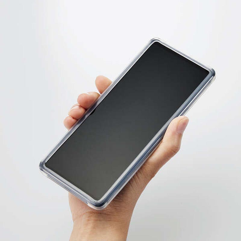 マルチシリコンバンパー Lサイズ クリア P-SBT05CR